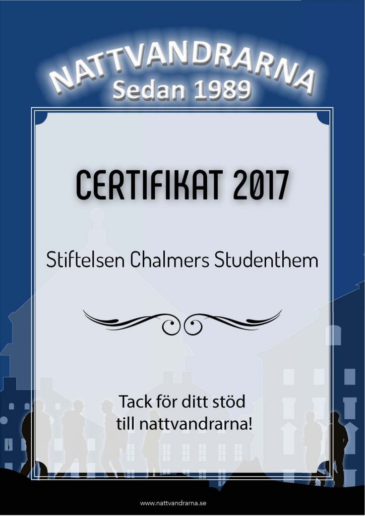 tackcertifikat